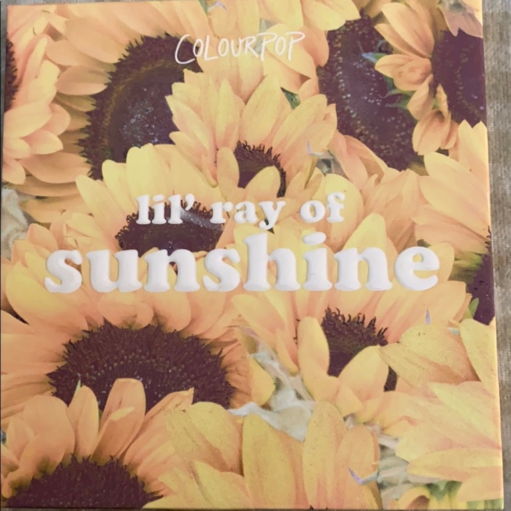 Colorpop lil ray of sunshine